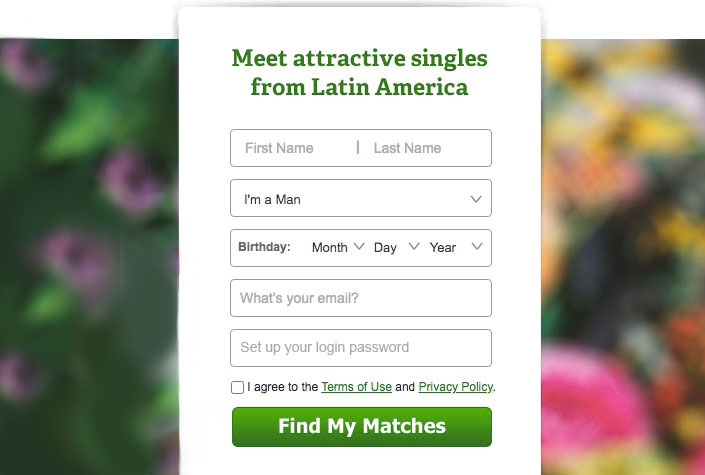 LatamDate registration