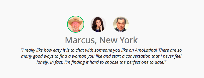 testimonial AmoLatina