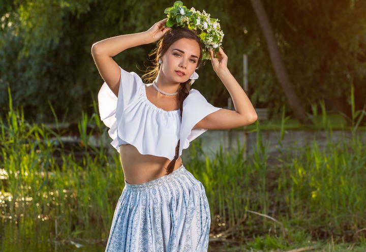 slavonic beautiful woman