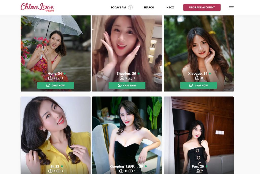 ChinaLove girls profiles